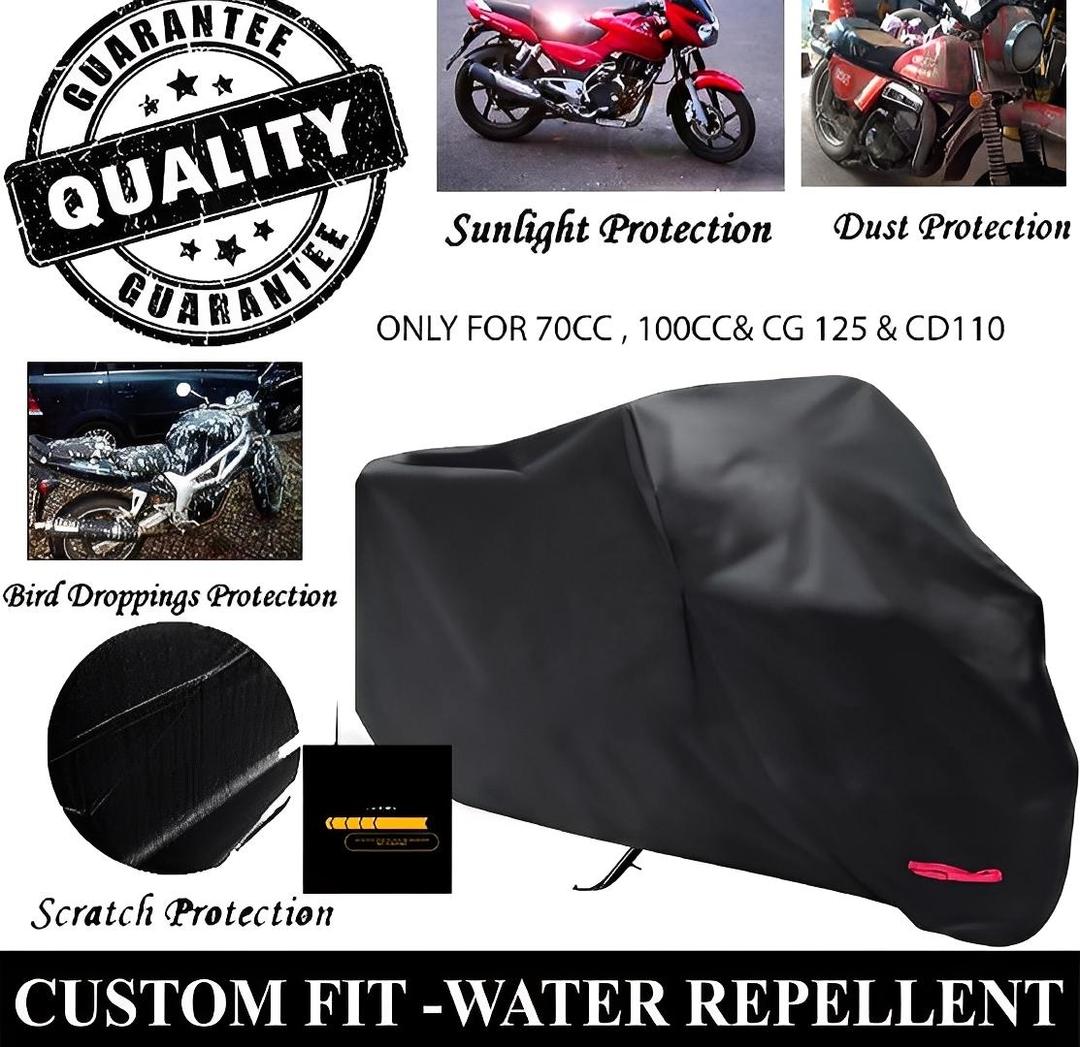 Premium Waterproof &amp; Scratch Resistant Bike Cover for Honda CD 70 &amp; 125